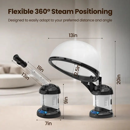 Hair Steamer 2 in 1 Ozone Facial Steamer for Personal Care